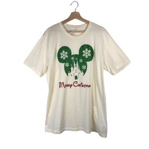 Canvas Disney Merry Christmas T-Shirt Size X-Large